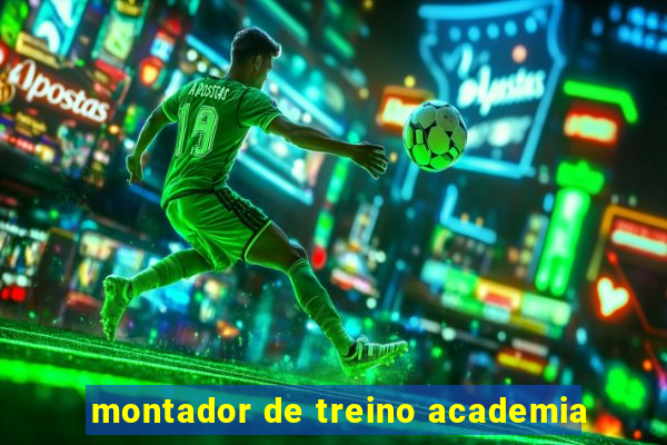 montador de treino academia